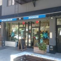 Outside at MooShoes in New York City