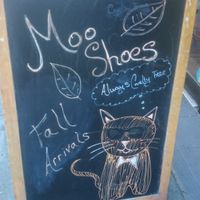 Outside at MooShoes in New York City
