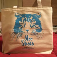 Tote bag at MooShoes in New York City