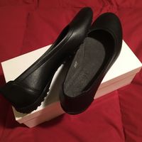 Black flats at MooShoes in New York City