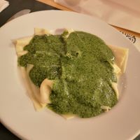 mandilli al pesto at Trattoria da Pezzi in Genoa