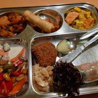 Plate at Dhaba Beas - Tynska in Prague