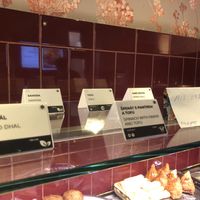 Signs with Allergie Information   at Dhaba Beas - Tynska in Prague