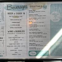 Menu  at The Grey Dog - West Village in New York City