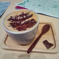 Delightful mocha at Ruby Hue Chocolate Makers in Bristol