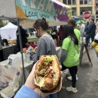 Bacon cheese dog  at Yeah Dawg - Food Cart in Brooklyn