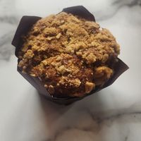 vegan strawberry muffin at Bearcat Baked in New Orleans