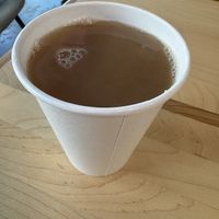 Earl grey tea with soy milk   at Bearcat Baked in New Orleans