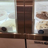 Flavors at Blue Cow Ice Cream Co. in Fredericksburg