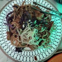 Teriyaki chicken fried udon  at On The Move in Seoul