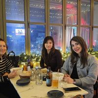 Ethiopian stew and vegan chicken pasta at On The Move in Seoul