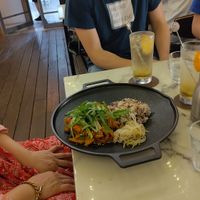 Quite spicy!  Delicious full grain rice. at On The Move in Seoul