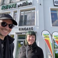 store front  at REWE Voll Pflanzlich in Berlin