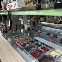 Salad bar .  at REWE Voll Pflanzlich in Berlin
