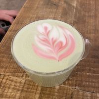 Oat Strawberry & Beetroot Matcha  at Swallow - Specialty Coffee & Houseplants in Alicante