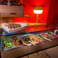 Today's vegan buffet at De Salopette at De Salopette in Ghent