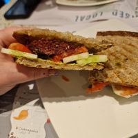 Avacado. Vegan meatball. Cucumber & tomato. at Kitchen Garden in Mumbai