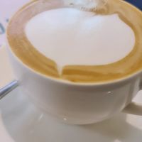 Coffee with oat milk at Kitchen Garden in Mumbai