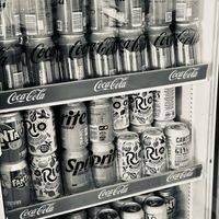 Plenty of chilled drinks  at Lex's Cafe in Hove