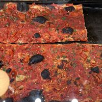 Spicy pizza rossa  at BONA in Rome