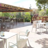 Very nice outside seating! at Bar Cafetería Parque de los Fueros de Teruel in Teruel
