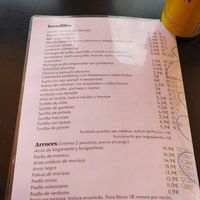 Menu 2 at Bar Cafetería Parque de los Fueros de Teruel in Teruel