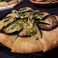 Vegetarian pizzetta (ask for no cheese) at Il Portico in Castelsardo