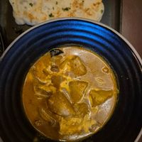 Massaman curry with naan at Mercy Republic in Bangkok