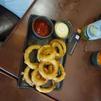 Onion rings at Mercy Republic in Bangkok