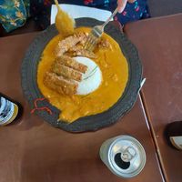 Tonkatsu penang curry at Mercy Republic in Bangkok