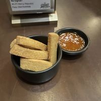 Fried tofu sticks  at Mercy Republic in Bangkok