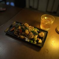 Mushroom Cashew Nut with Kaprao Sauce & Drop it like it’s hot  at Mercy Republic in Bangkok