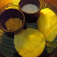 Mango sticky rice at Mercy Republic in Bangkok
