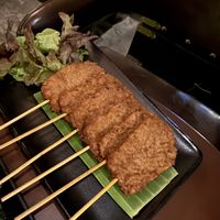 Bbq meat skewers   at Mercy Republic in Bangkok