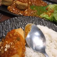 Homemade Tofu with Peanut-Chilli sauce at Mercy Republic in Bangkok