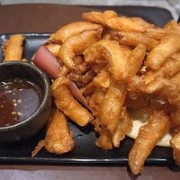 Curry-batter Banana Flowers at Mercy Republic in Bangkok