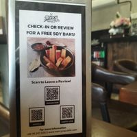 Free soy bars for a review 💚 at Mercy Republic in Bangkok