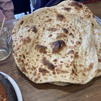 Huge portion of delicious bread  at Jemenitisches Restaurant in Berlin