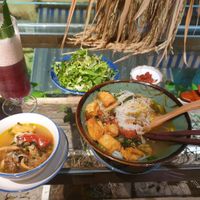 Vietnamese Vinegar noodle  at Dana Vegan House in Hanoi