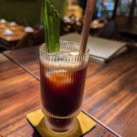 Kombucha (coffee/strawberry) at Dana Vegan House in Hanoi