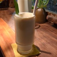 Banana Smoothie w Dana Rice Milk at Dana Vegan House in Hanoi