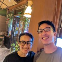 With the lady boss at Dana Vegan House in Hanoi