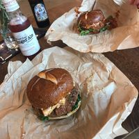 the Sage and the beast mode burgers (10/10)  at The Cinnamon Snail in New York City