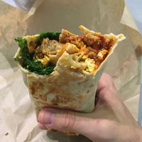 epic breakfast burrito at The Cinnamon Snail in New York City