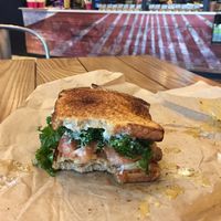 Maple Mustard-Glazed Tempeh Sandwich   at The Cinnamon Snail in New York City