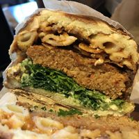 Seitan burger😍 at The Cinnamon Snail in New York City