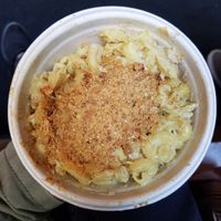 Vegan mac n cheese at The Cinnamon Snail in New York City