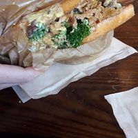 Sandwich at The Cinnamon Snail in New York City