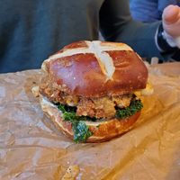 Smoked Sage Seitan Burger at The Cinnamon Snail in New York City