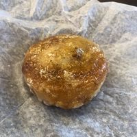 Crime Brûlée doughnut  at The Cinnamon Snail in New York City